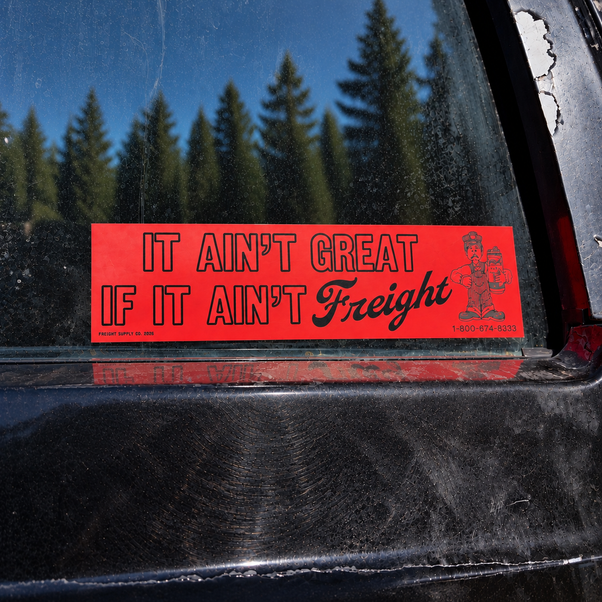 HAULER BUMPER STICKER