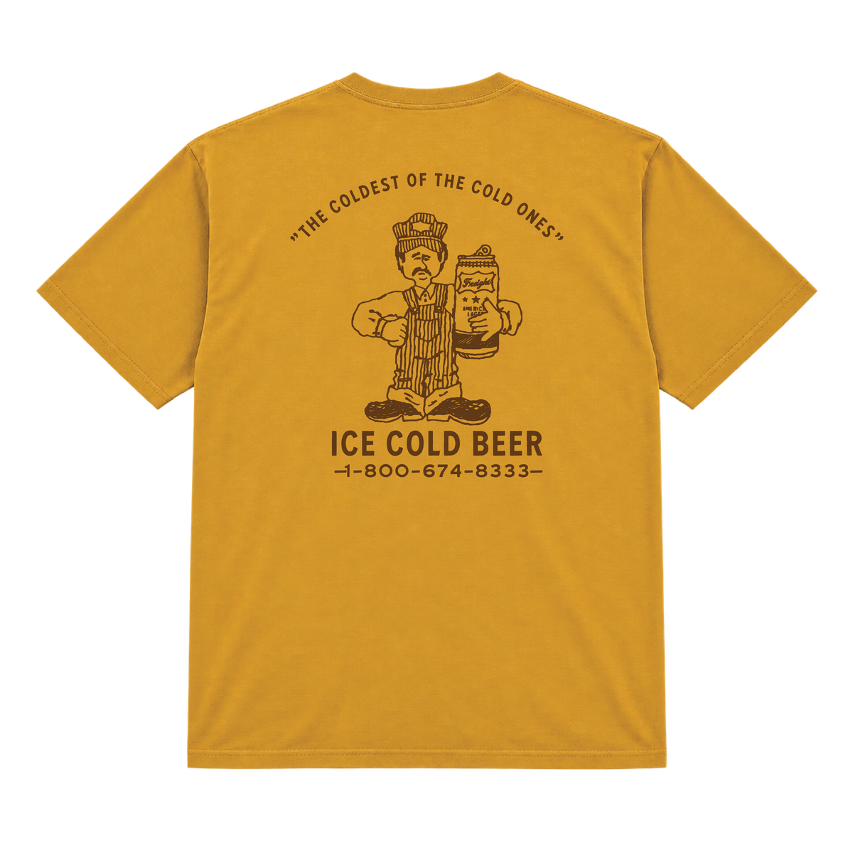 COLD ONES TSHIRT | MUSTARD