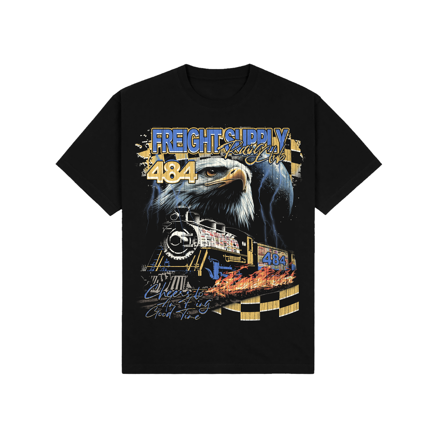 The Hellbound tee pulls straight from the golden era of racing. Made with 9oz of heavyweight 100% cotton, fits large. Limited run.