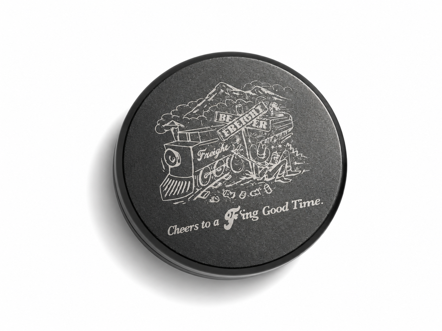 HOPPER TIN POUCH CONTAINER
